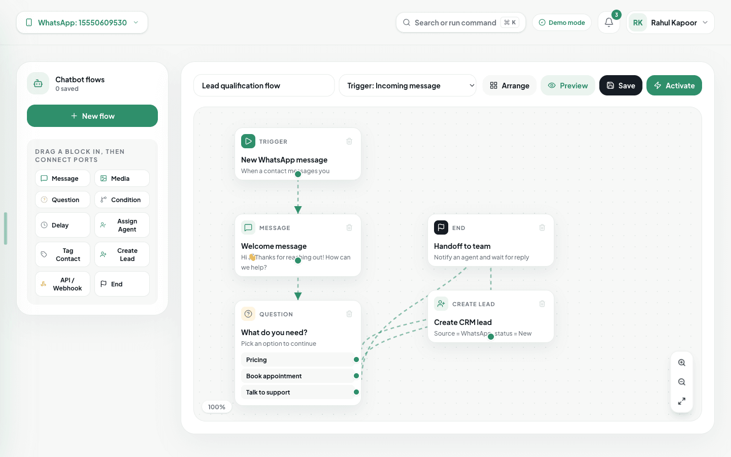 Chatbots that convert 24/7
